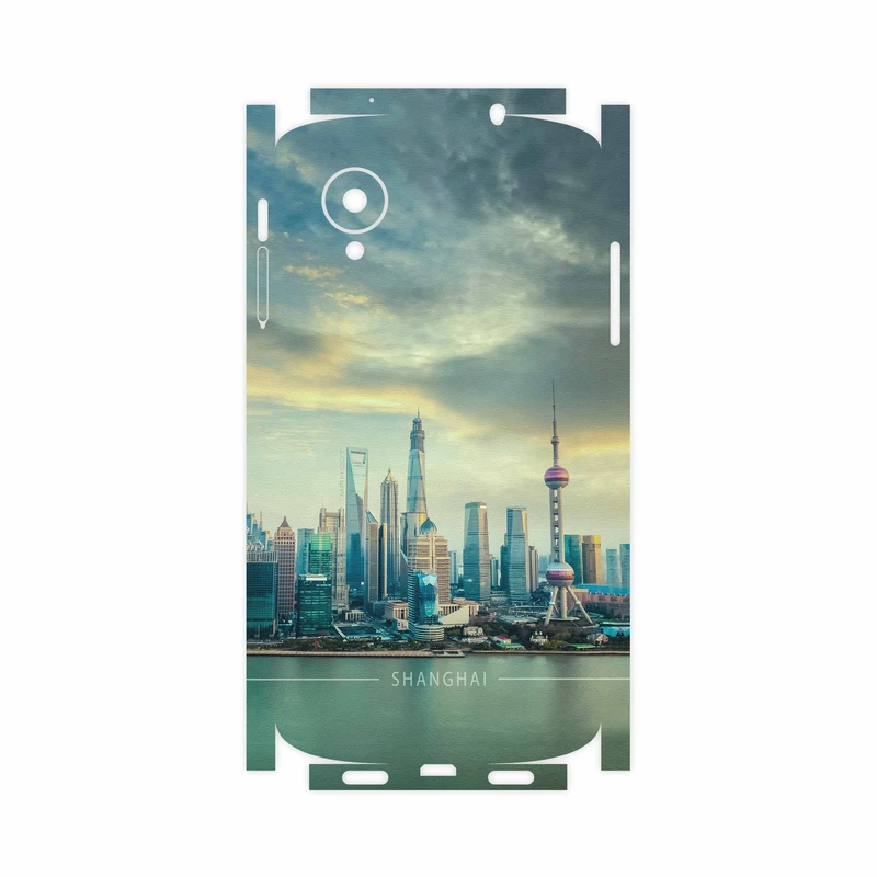 برچسب پوششی ماهوت مدل Shanghai City-FullSkin مناسب برای گوشی موبایل گوگل Nexus 5