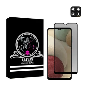 محافظ لنز دوربین ساتیان مدل 3D مناسب برای گوشی موبایل سامسونگ Galaxy A22 5Gبه همراه محافظ صفحه نمایش