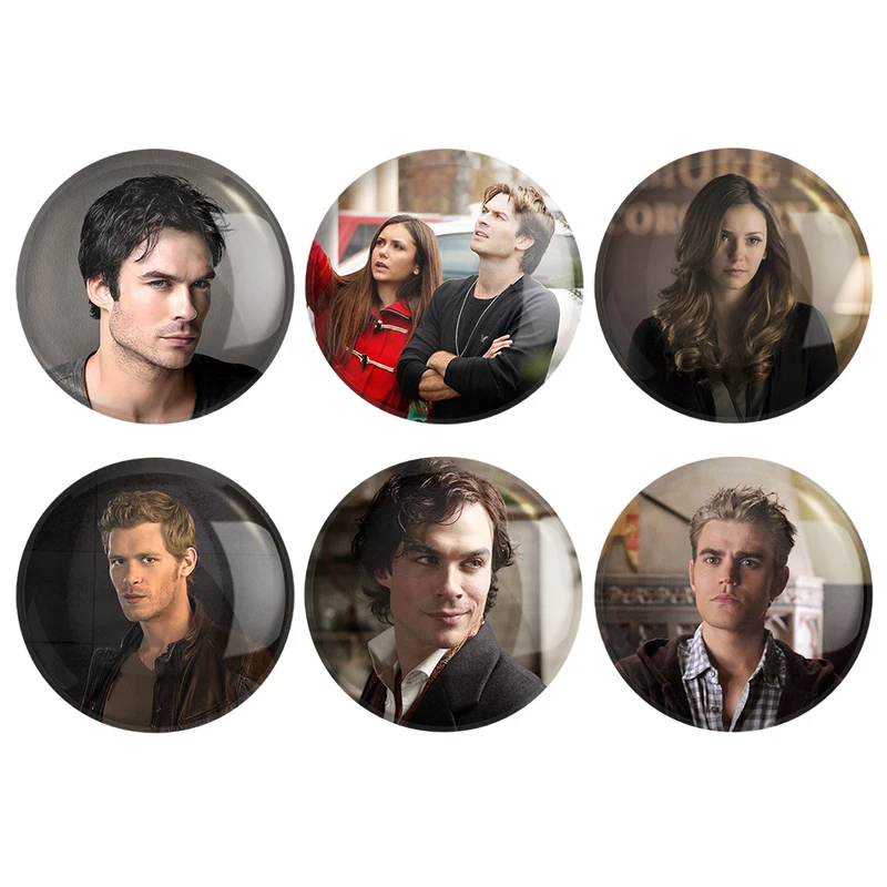 مگنت خندالو طرح سریال خاطرات یک خون آشام The Vampire Diaries کد 1474B مجموعه 6 عددی