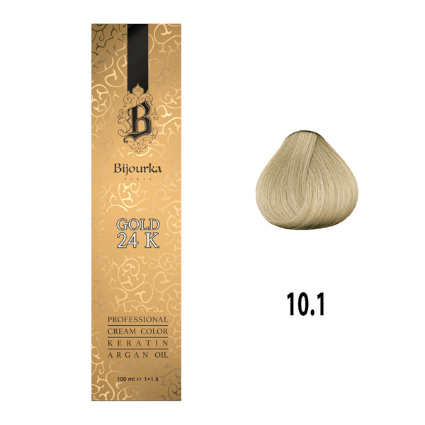 رنگ مو بیجورکا شماره 10/1 حجم 100 میلی لیتر رنگ بلوند خاکستری