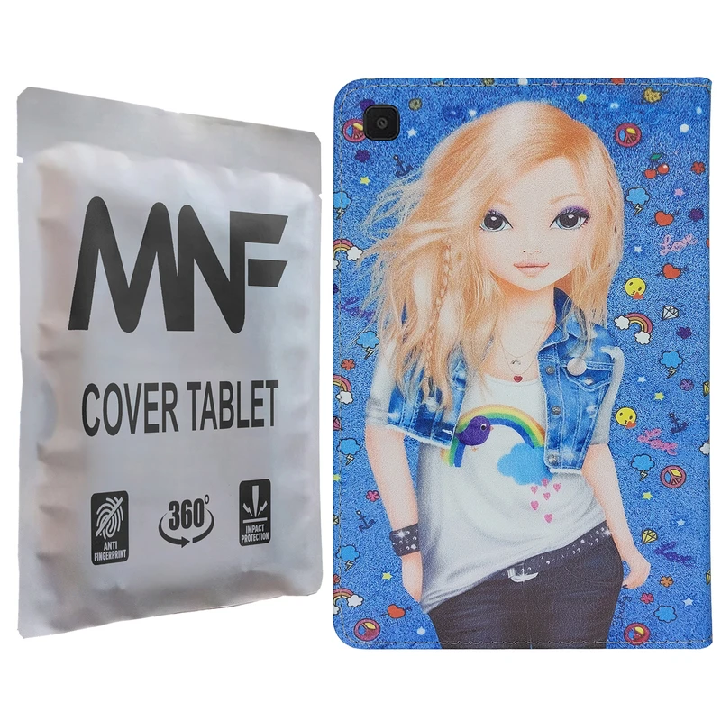 کیف کلاسوری ام ان اف طرح دختر فانتزی کد M-320 مناسب برای تبلت سامسونگ Galaxy Tab A7 10.4 2020 / T505