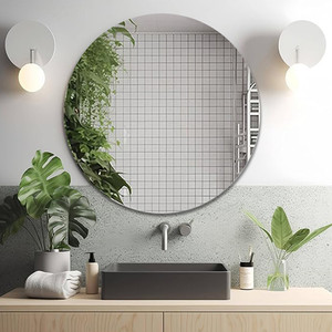 آینه سرویس بهداشتی آزالیا مدل گرد 70