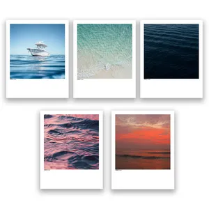 آویز تزیینی عرش مدل فانتزی منظره طبیعت کد Asa1062 مجموعه پنج عددی