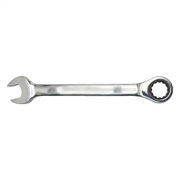 آچار یکسرتخت و یکسر رینگی جغجغه ای کد CR-V0012 سایز 12 میلیمتر