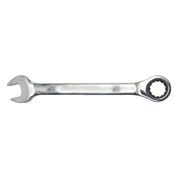 آچار یکسرتخت و یکسر رینگی جغجغه ای کد CR-V0012 سایز 12 میلیمتر
