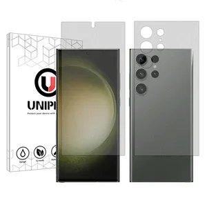 UNIPRO Star 5 model Matte screen protector suitable for Samsung Galaxy S23 Ultra mobile phone along with the back protector