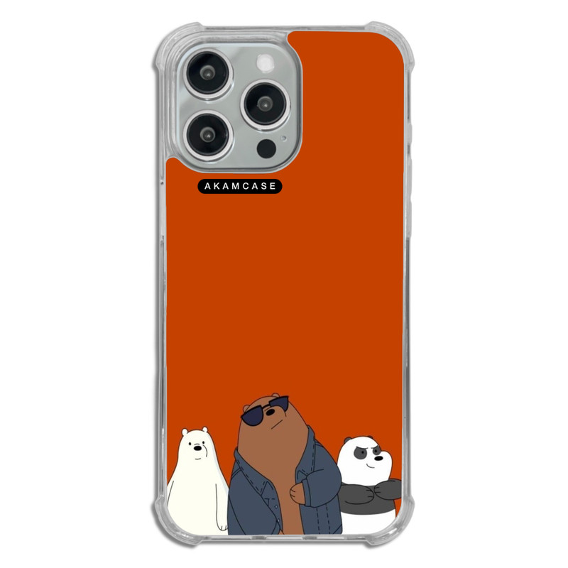 کاور آکام مدل AMCWTA15PROMAX-BARE BEAR1 مناسب برای گوشی موبایل اپل iPhone 15 Pro Max