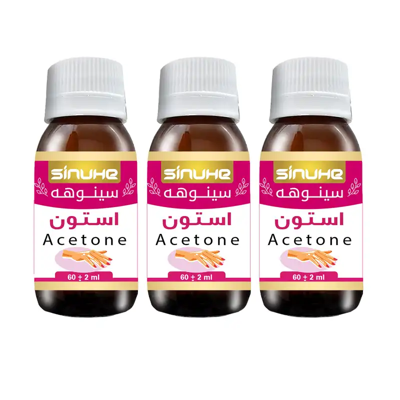 استون لاک پاک کن سینوهه مدل EA60 حجم 60 میلی لیتر بسته 3 عددی