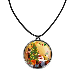 گردنبند خندالو مدل کریسمس Christmas کد 2217022176