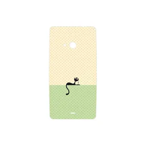 MAHOOT Minimal Internet Cat Icon Cover Sticker for Microsoft Lumia 535