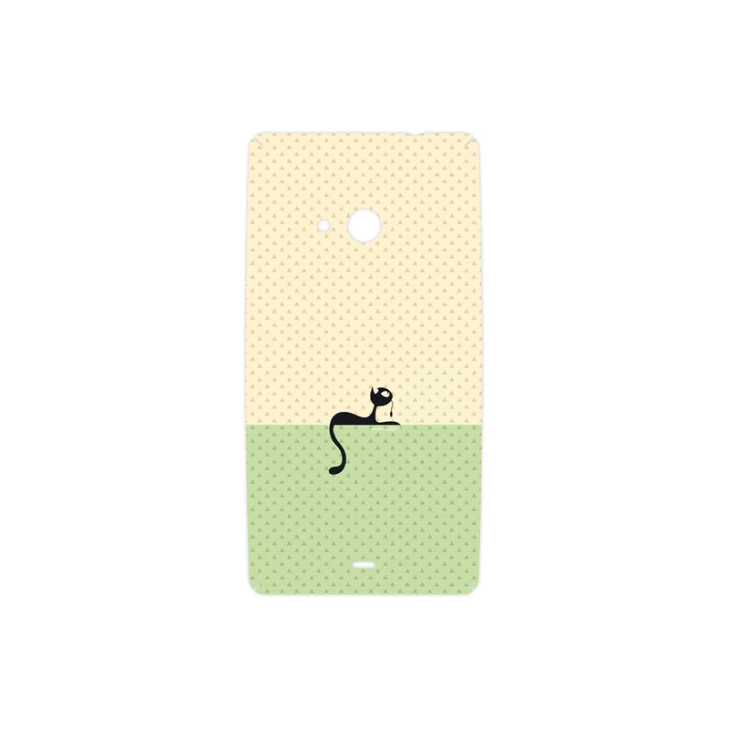 برچسب پوششی ماهوت مدل Minimal Internet Cat Icon مناسب برای گوشی موبایل مایکروسافت Lumia 535