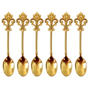 قاشق چای خوری مدل نخل بسته 6 عددی