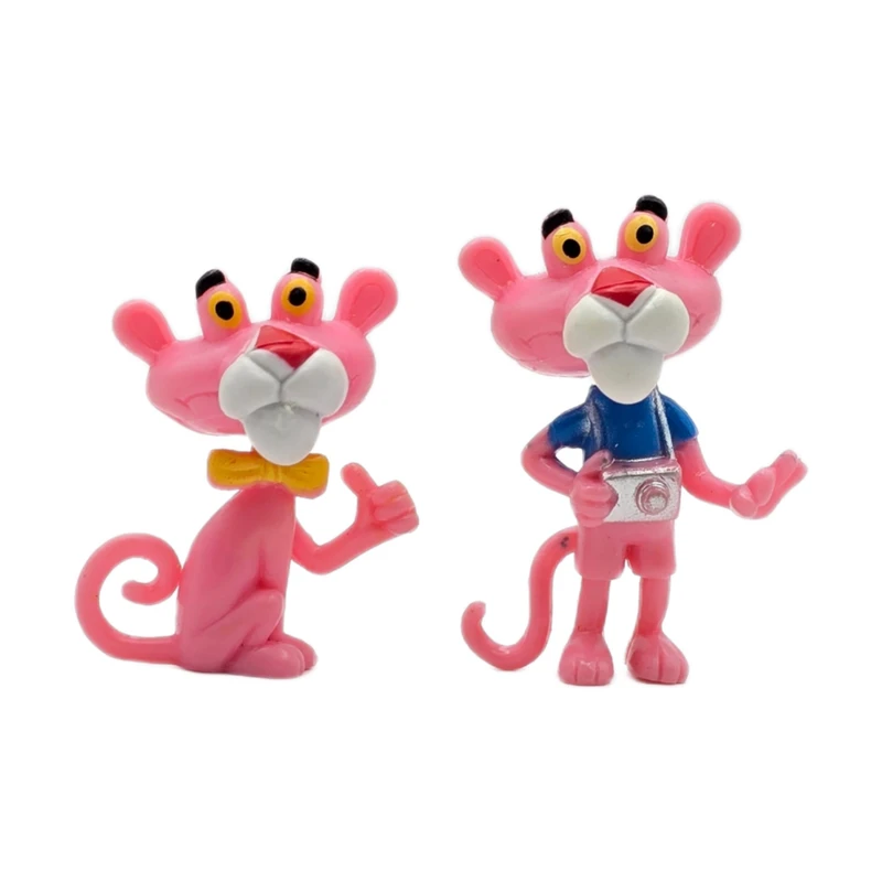 فیگور مدل پلنگ صورتی کد 01 بسته 2 عددی