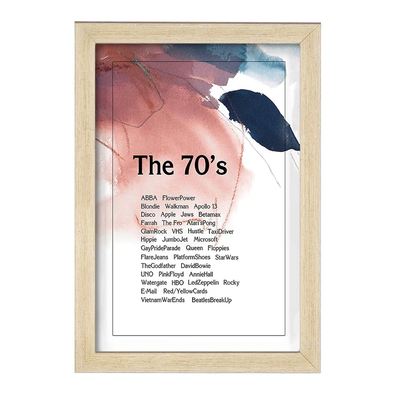 تابلو خندالو مدل دهه 70 کد F11483