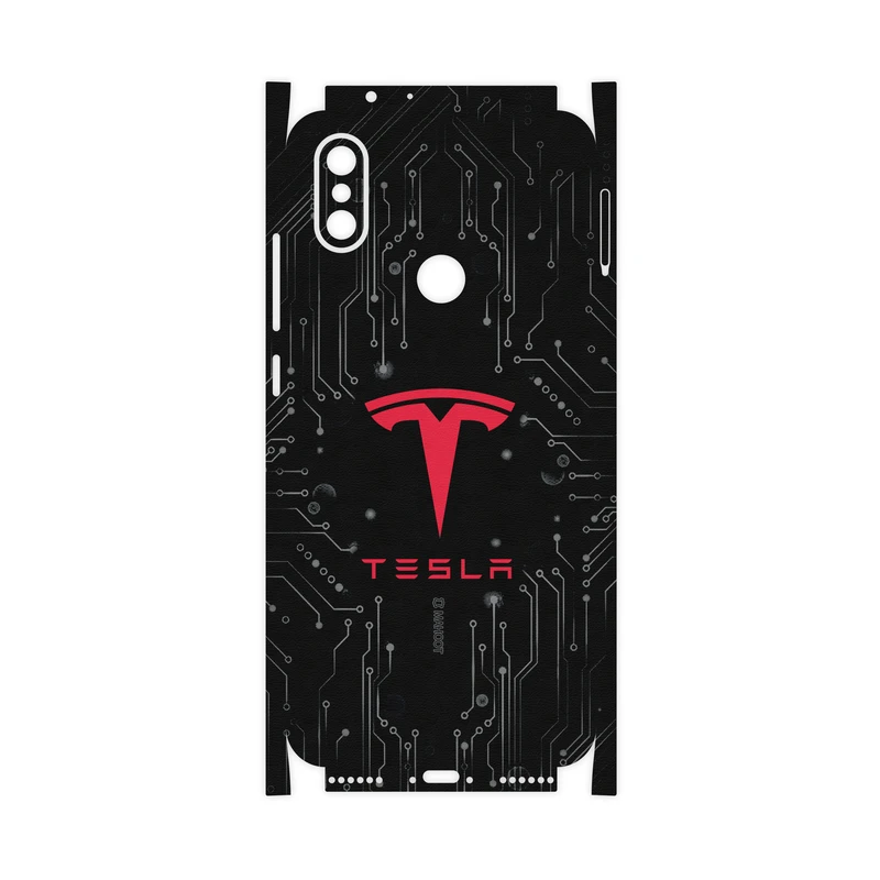 برچسب پوششی ماهوت مدل TESLA-Motors-FullSkin مناسب برای گوشی موبایل شیائومی Mi 6X