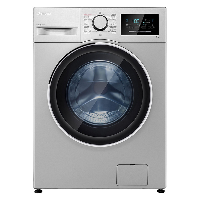 ماشین لباسشویی اسنوا مدل SWM-71S11 ظرفیت 7 کیلوگرم