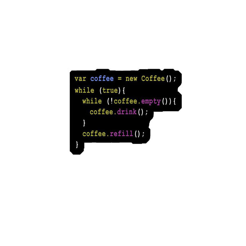 استیکر لپ تاپ طرح برنامه نویسی کد 004