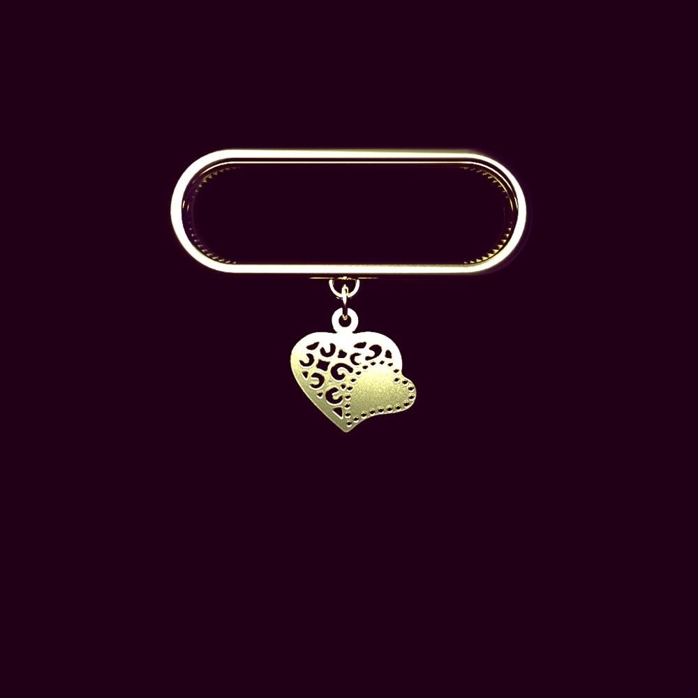 آویز ساعت طلا 18 عیار زنانه مدوپد مدل قلب  کد SD1-1627