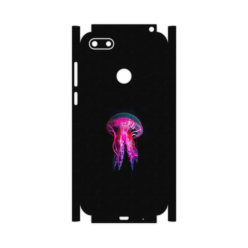 برچسب پوششی ماهوت مدل jellyfish-FullSkin مناسب برای گوشی موبایل موتورولا Moto E6 Play