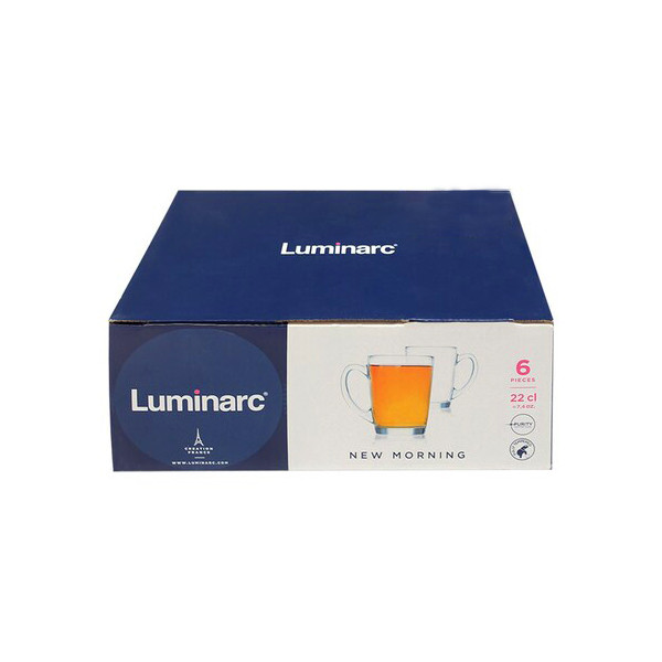 لیوان لومینارک مدل NEWMORNING-22CL بسته 6 عددی لیوان لومینارک مدل NEWMORNING-22CL بسته 6 عددی