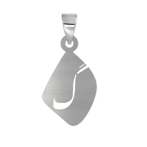 آویز گردنبند نقره مدل حرف گ