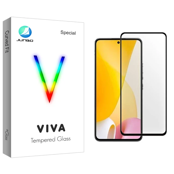محافظ صفحه نمایش شیشه ای جانبو مدل Viva مناسب برای گوشی موبایل شیائومی 12 Lite