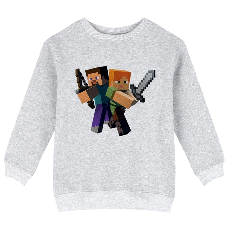 سویشرت پسرانه مدل X64 طرح ماینکرفت