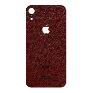 MAHOOT Natural-Leather Cover Sticker for Apple iPhone XR