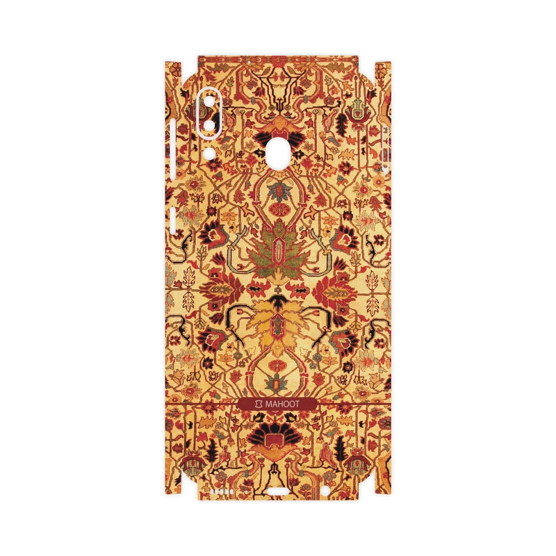 برچسب پوششی ماهوت مدل Full skin-Persian-Carpet-Yellow مناسب برای گوشی موبایل سامسونگ Galaxy M20