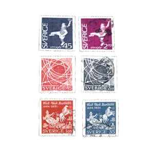 تمبر یادگاری مدل تاریخی سوئد کد DS4104 مجموعه 6 عددی