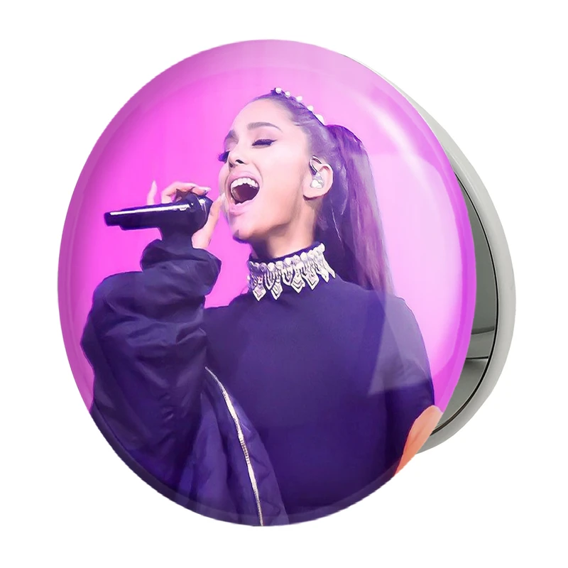 آینه جیبی خندالو طرح آریانا گرانده Ariana Grande مدل تاشو کد 19066 
