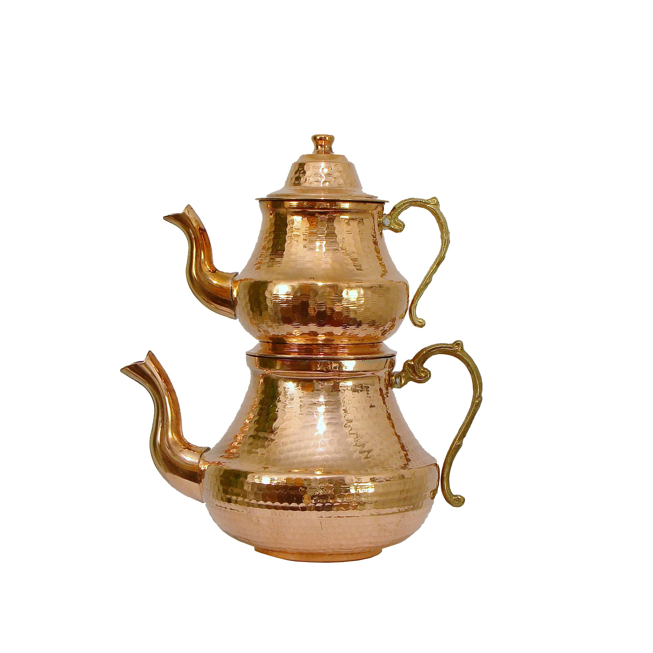 ست قوری و کتری مسی کد 97