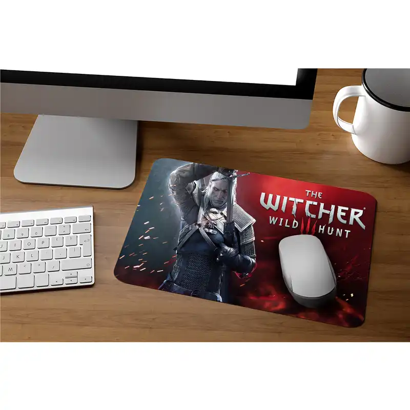 ماوس پد طرح ویتچر وایلد هانت -the witcher wild hunt مدل mpb276