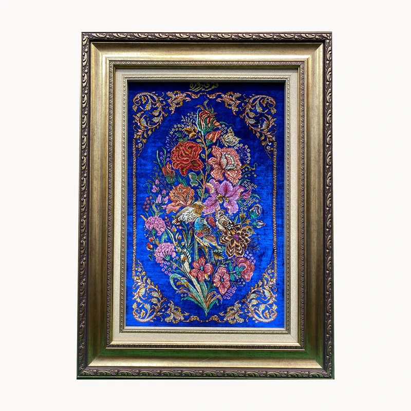 تابلو فرش دستباف طرح گل کد ۲۱۴۲۱۵۶۸