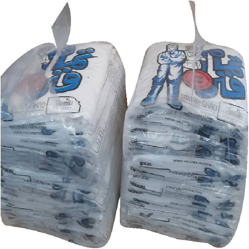 لباس کار یکبار مصرف تمام قد مدل ES40-1 بسته 10 عددی