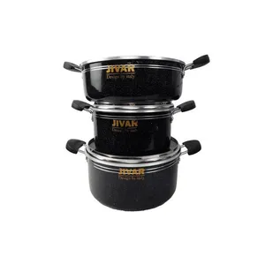 سرویس پخت و پز 5 پارچه ژیوار طرح چدن مدل کلاسیک