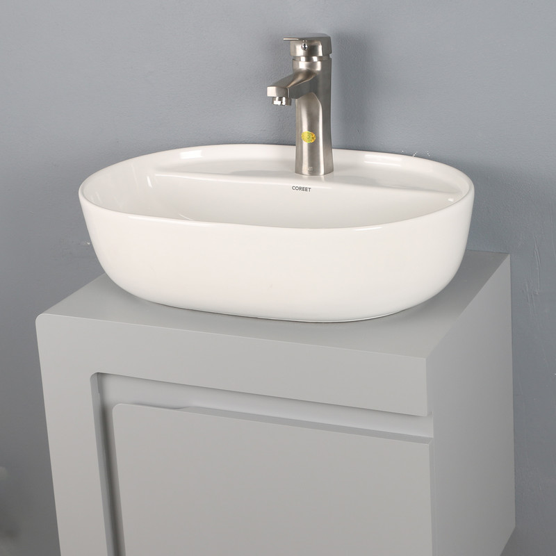 ست کابینت و روشویی دلفین مدل 5035-gr به همراه آینه