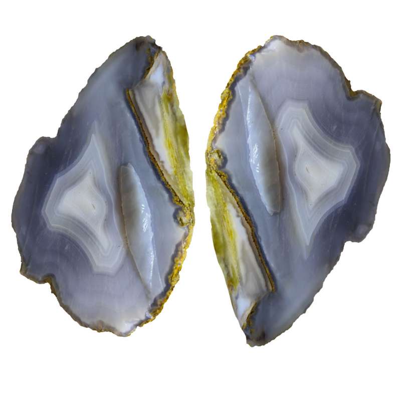 سنگ راف عقیق مدل G34 مجموعه 2 عددی