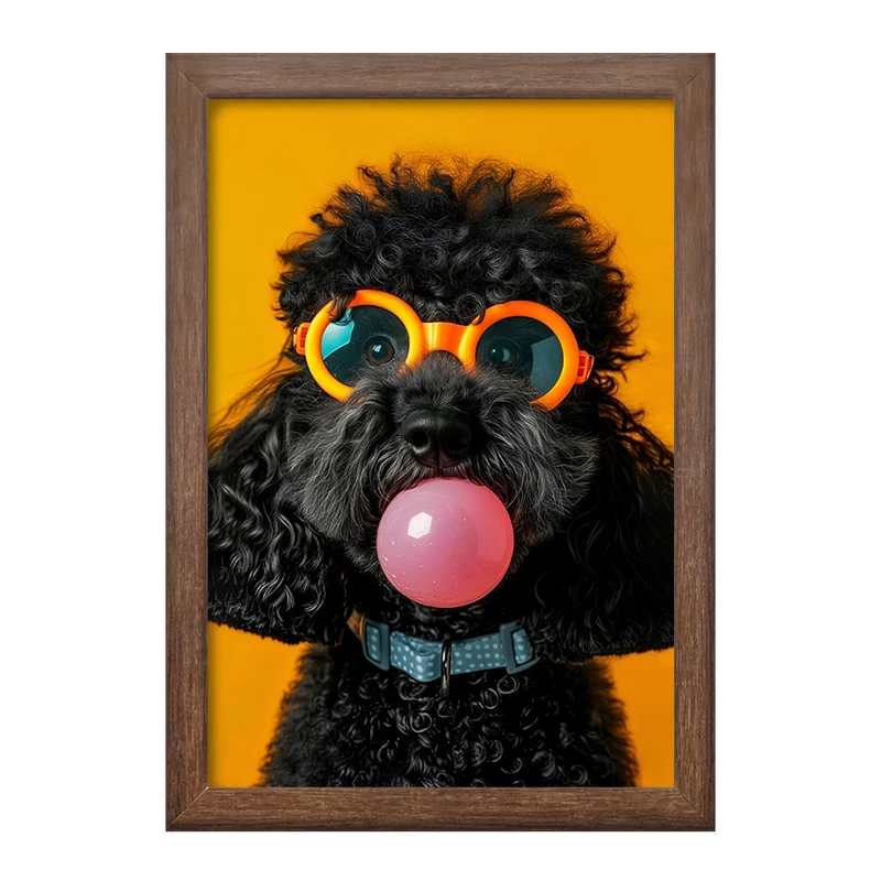 تابلو خندالو طرح سگ بامزه کد F10732