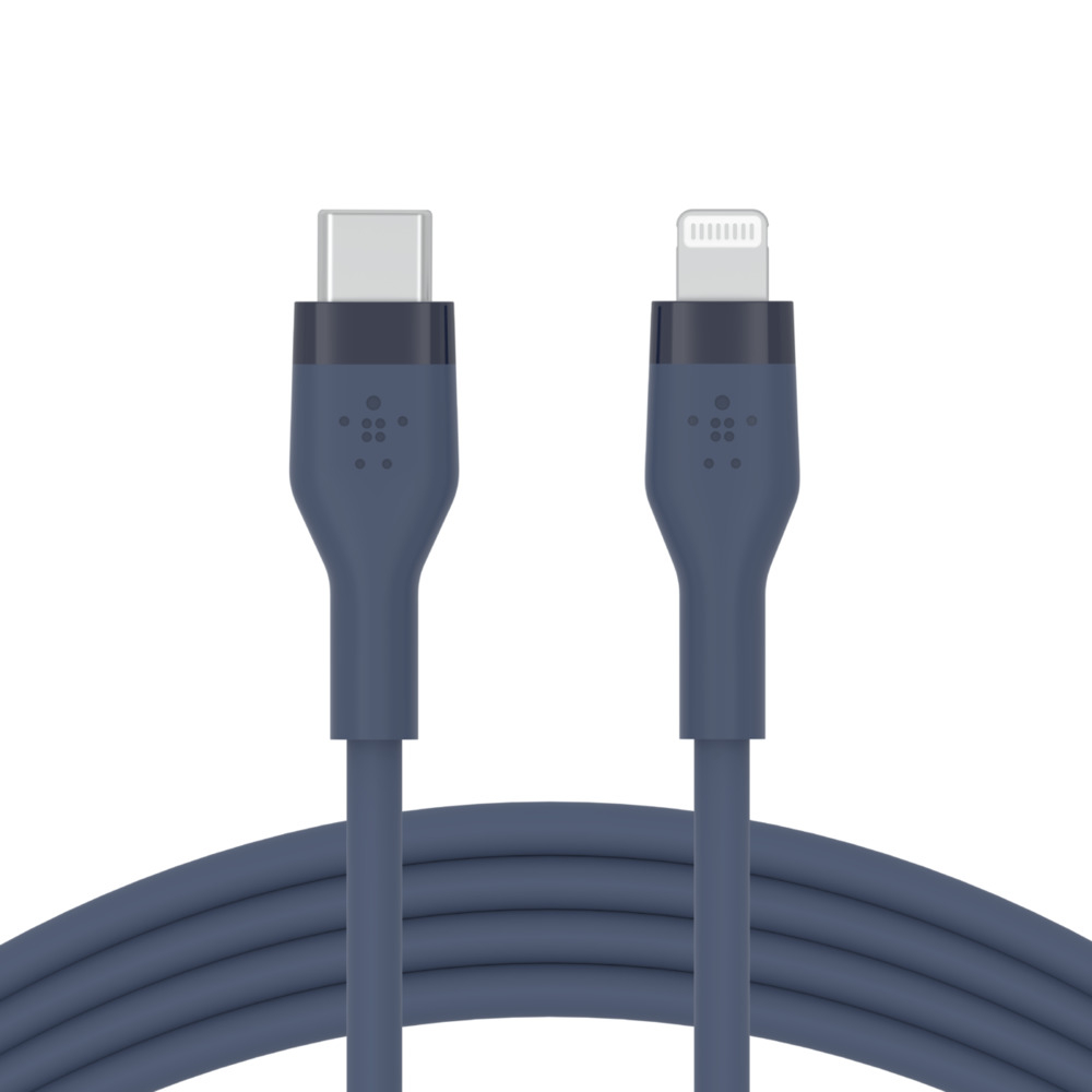 کابل تبدیل USB-C به لایتنینگ بلکین مدل CAA009bt1MBL طول 1 متر