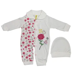 ست سرهمی و کلاه نوزادی مدل H3535-PI