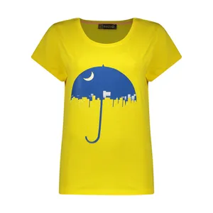 تی شرت آستین کوتاه زنانه برندس مدل 20213C17