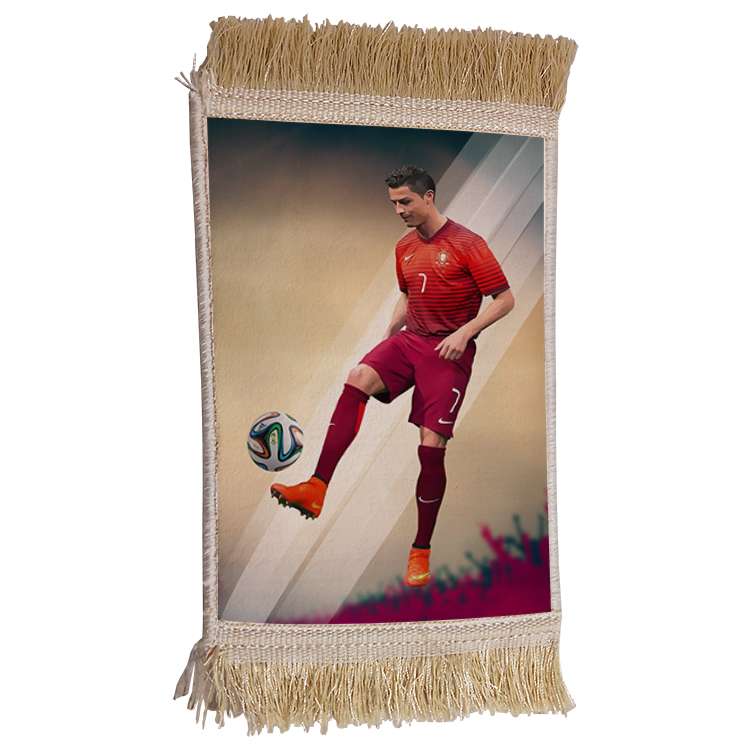 فرش ماشینی دیوارکوب مدل رونالدو کد 365