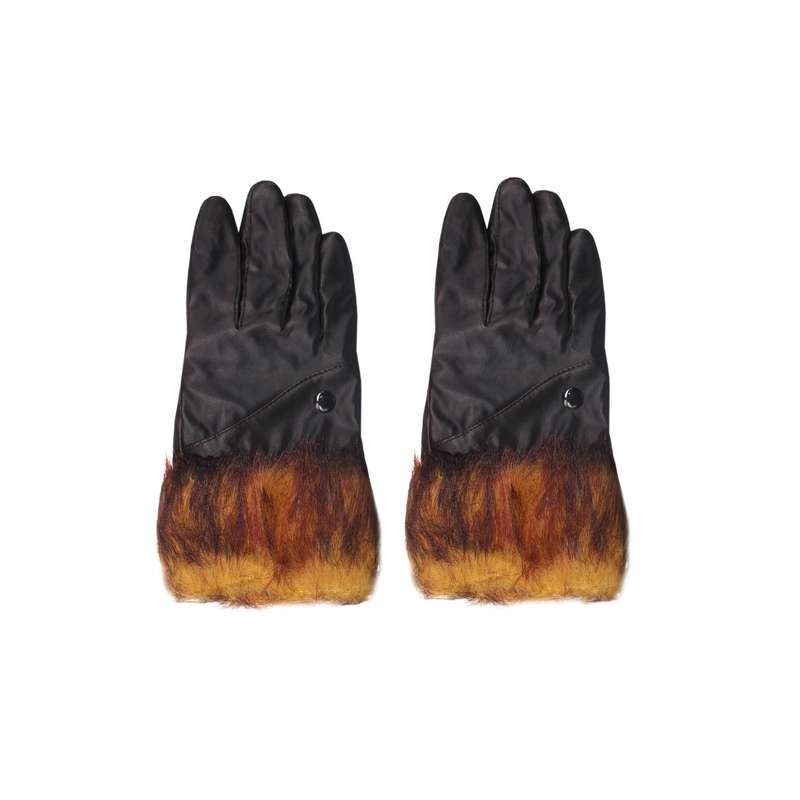 دستکش زنانه مدل لبه خز AZHA-02