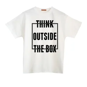 تی شرت آستین کوتاه مردانه مدل think outside the box