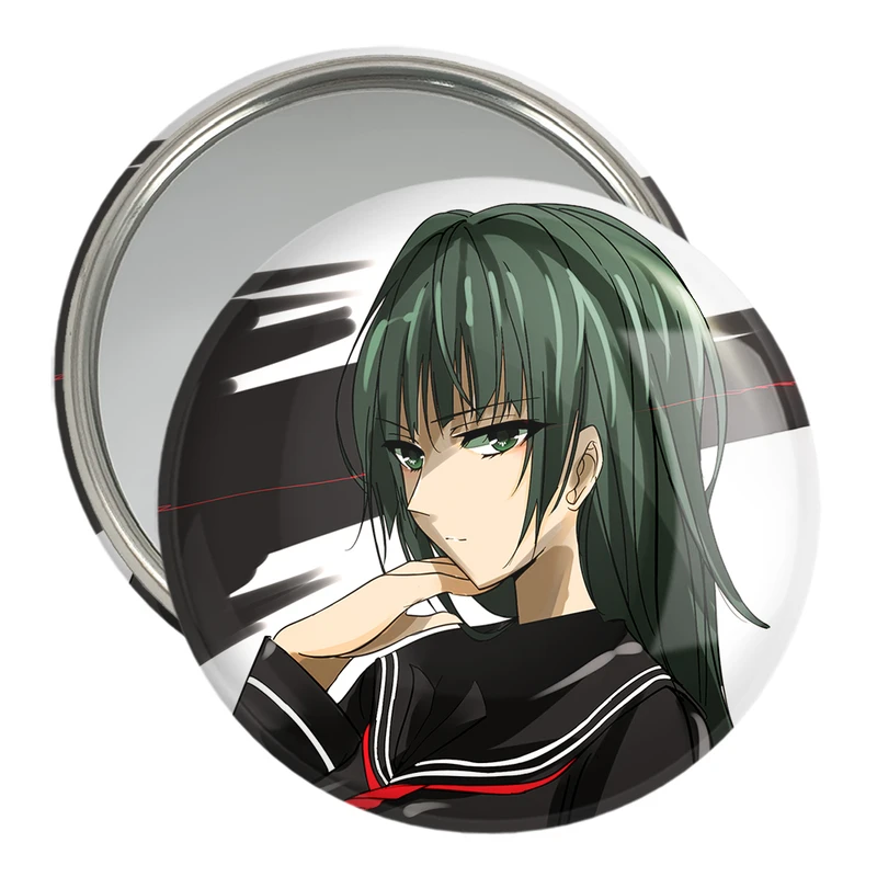 آینه جیبی خندالو مدل کیسارا انیمه گلوله سیاه کد 35823