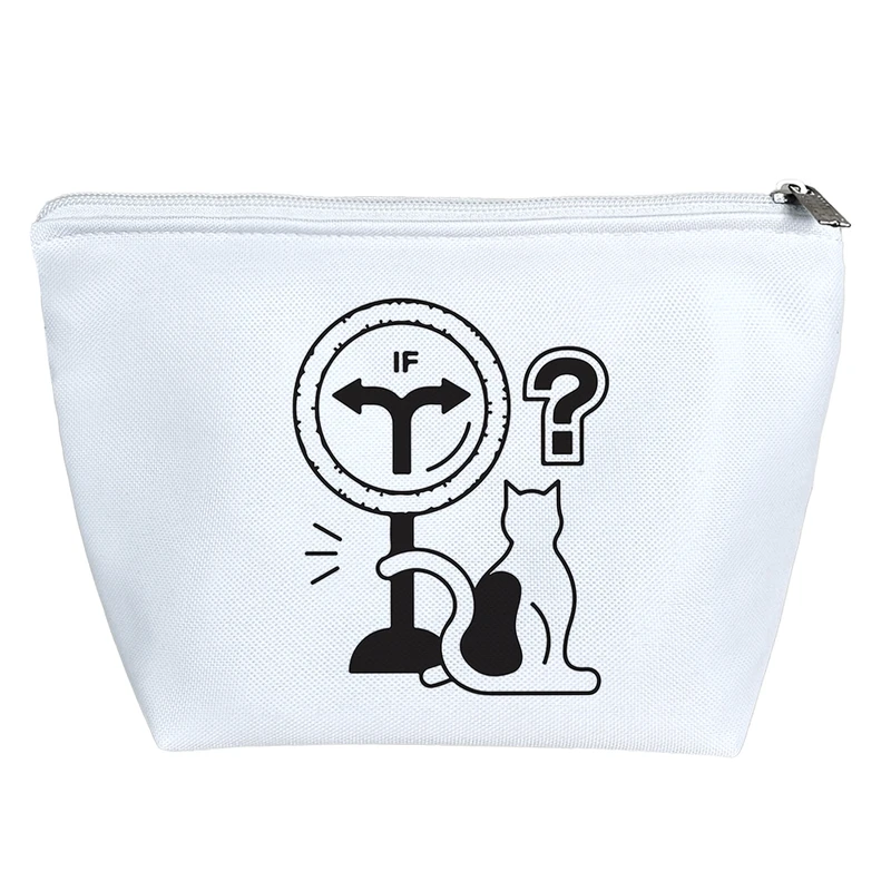 کیف لوازم آرایش دخترانه خندالو مدل گربه گیج کد 8639