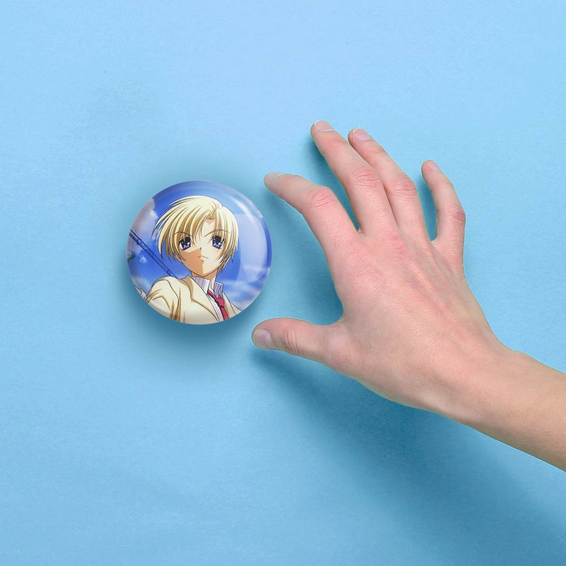 آینه جیبی خندالو مدل یوهی انیمه کلند Clenned  کد 22398