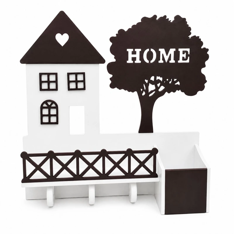 جاکلیدی طرح خانه و درخت مدل home