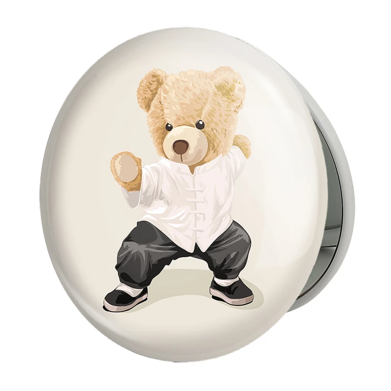 آینه جیبی خندالو طرح تدی Teddy مدل تاشو کد 26150 